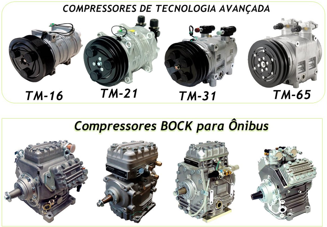 Compressor do Ar-Condicionado de Ônibus, Micro-ônibus e Vansrafia