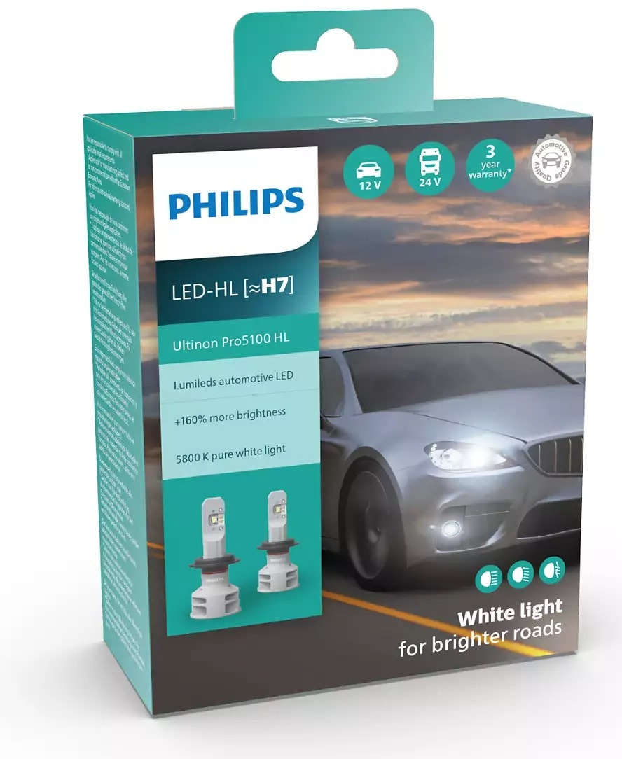 Lâmpadas LED Philips Ultinon Pro5100