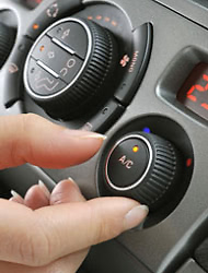 botão do ar-condicionado automotivo