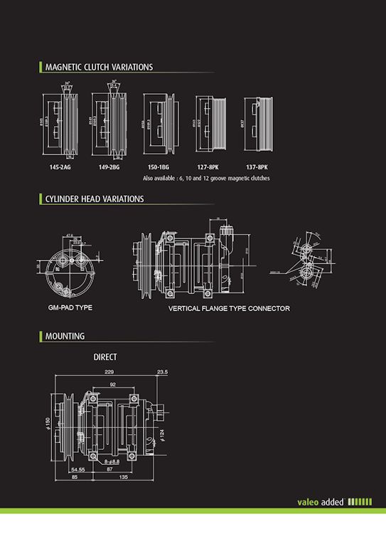 Caraterísticas Técnicas do Compressor do Ar-condicionado de Ônibus Valeo TM 21
